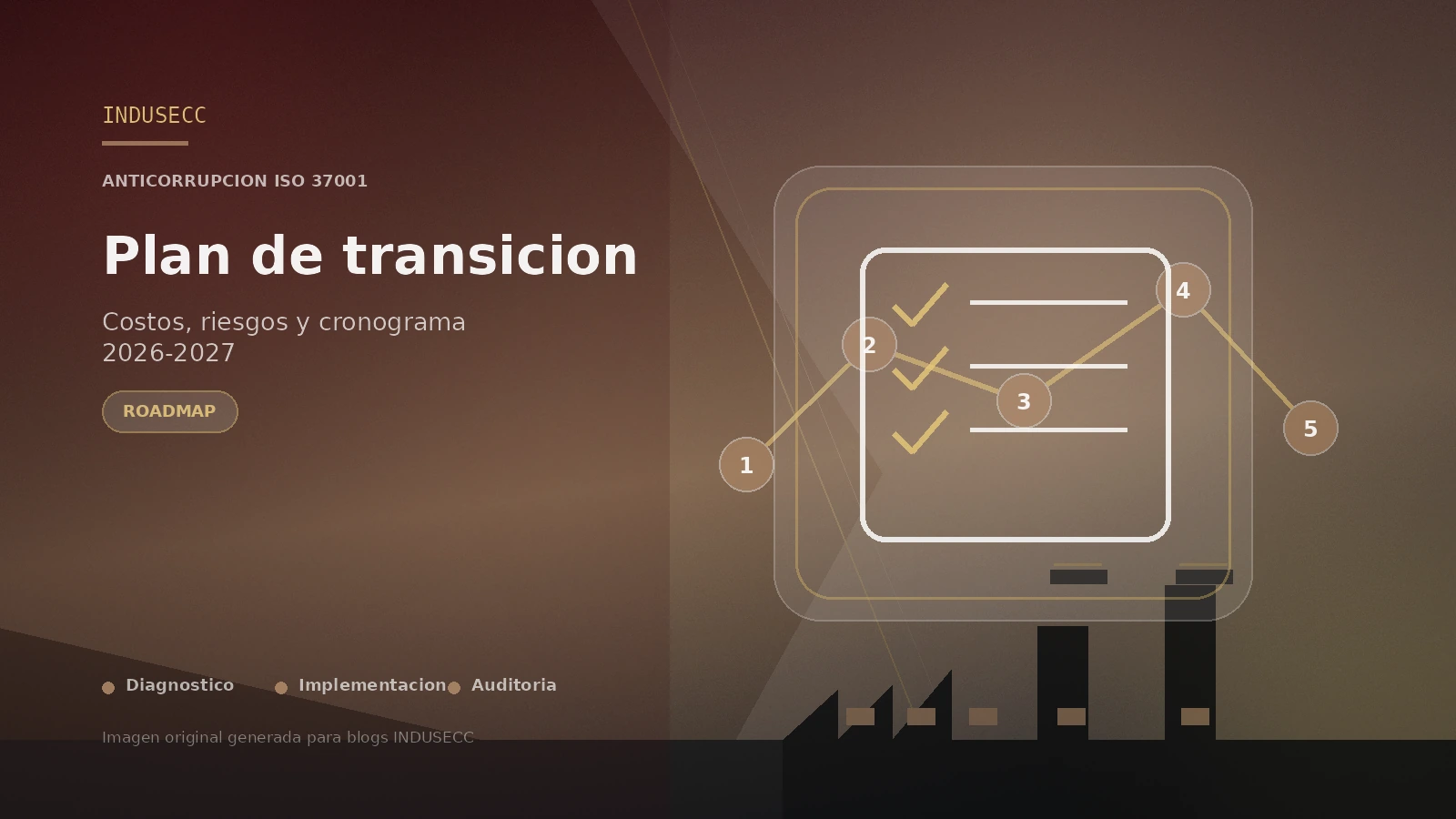Plan de transici&oacute;n ISO 37001:2025: costos y cronograma