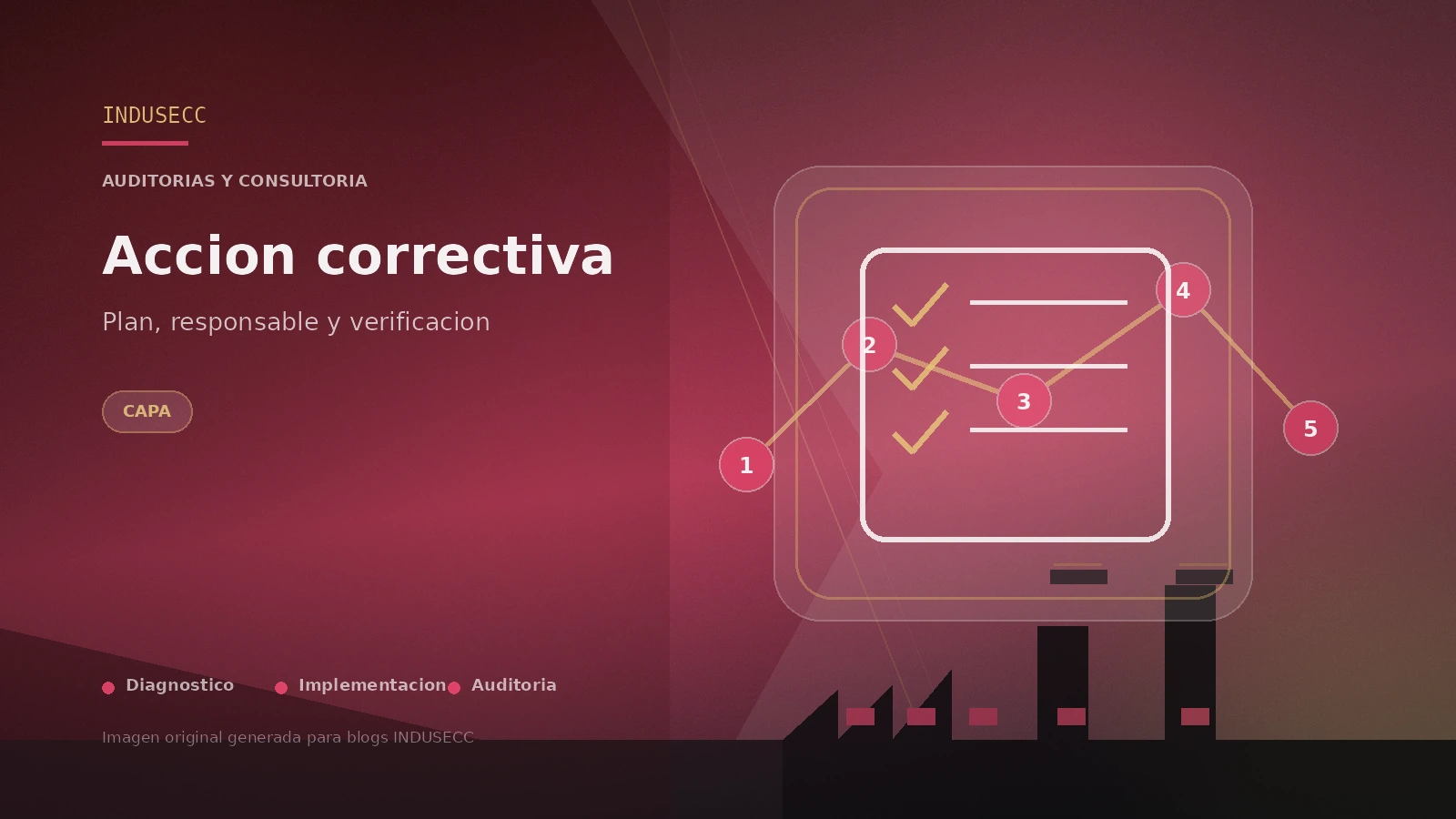 Art&iacute;culo Acciones correctivas ISO: plan, responsable y verificaci&oacute;n